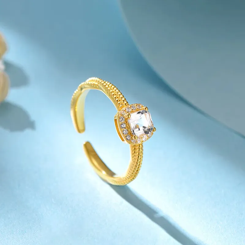 CHINA GOLD Topazes Rings Women's-3