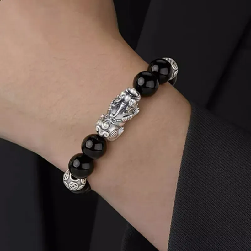 CHINA GOLD 999 Fine Silver Bracelets Unisex-1