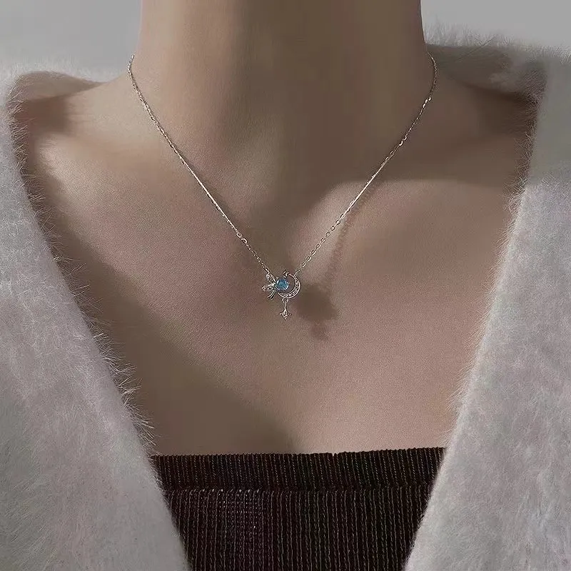 CHINA GOLD 999 Fine Silver Necklaces Women's-1