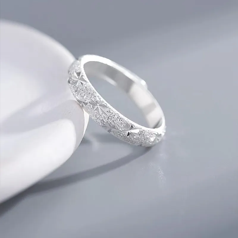 CHINA GOLD 999 Fine Silver Rings Unisex-2