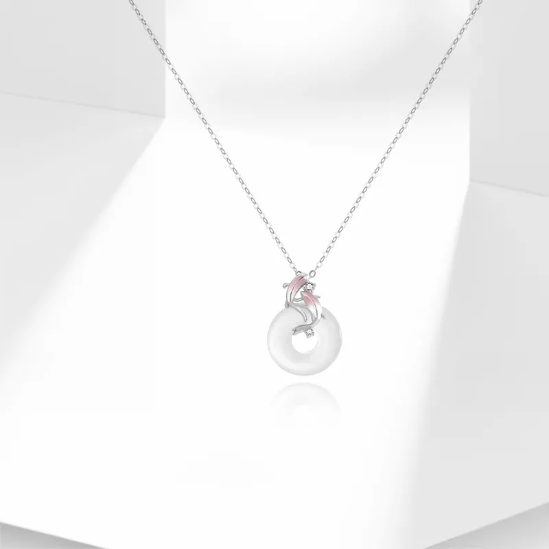 CHINA GOLD Sterling Silver Necklaces Women's-2