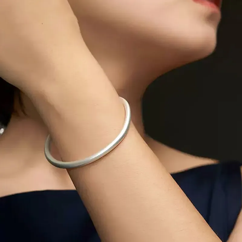 CHINA GOLD 999 Fine Silver Sterling Silver Bracelets Women's-1