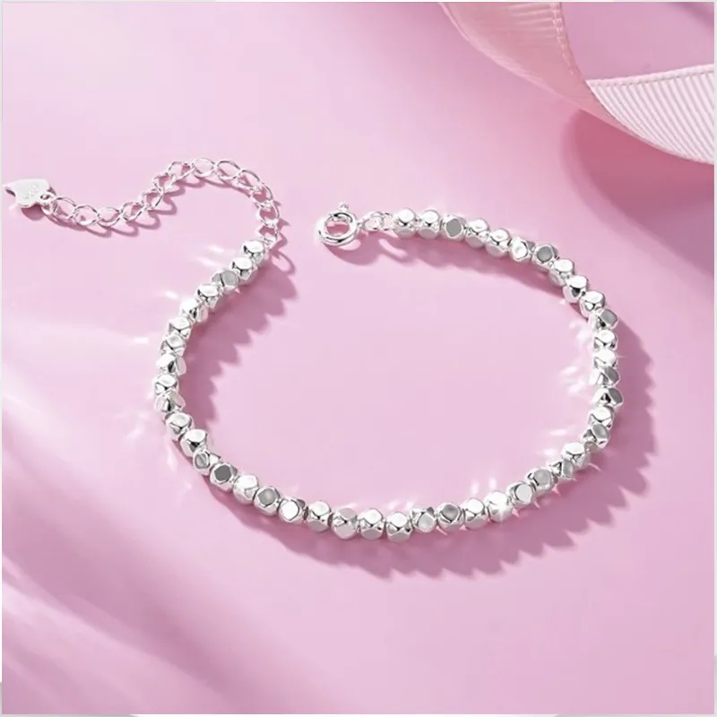 CHINA GOLD S999 Fine Silver Bracelets Women's-2