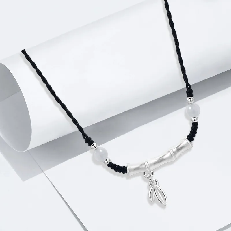 CHINA GOLD 999 Fine Silver Necklaces Women's-2