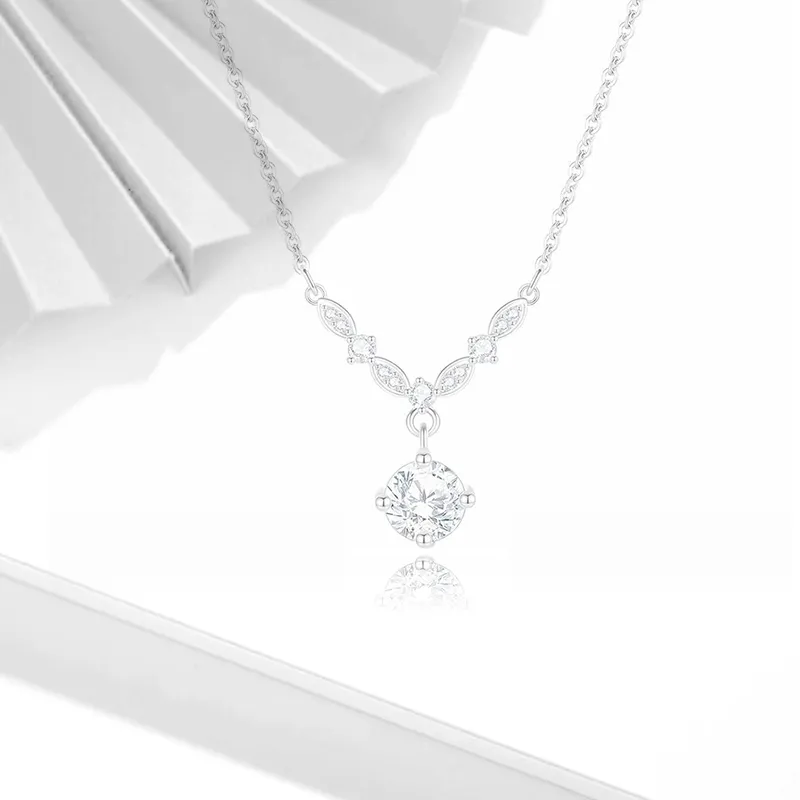 CHINA GOLD Sterling Silver Necklaces Women's-2