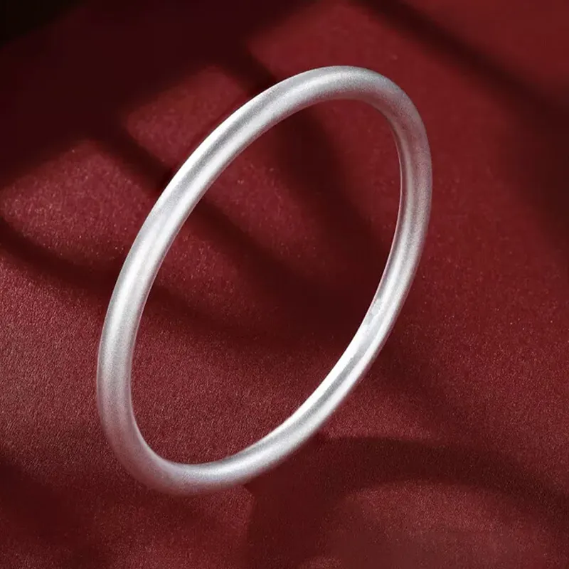 CHINA GOLD 999 Fine Silver Sterling Silver Bracelets Women's-3