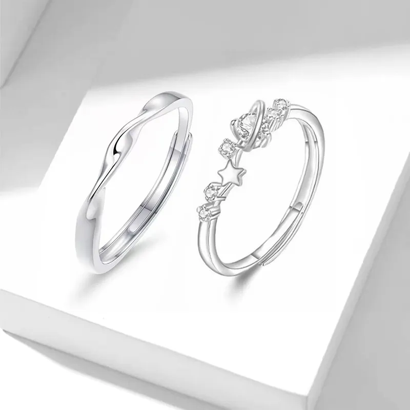 CHINA GOLD 999 Fine Silver Rings Unisex-2