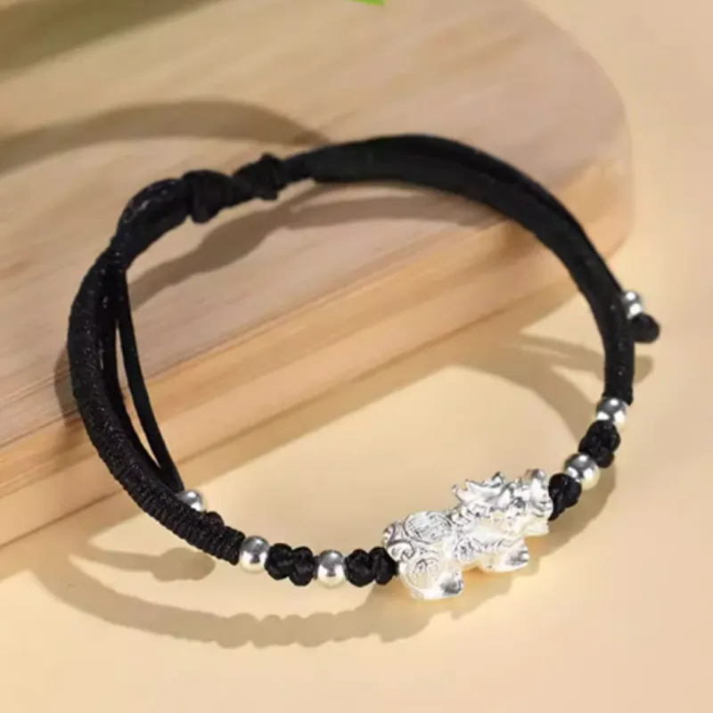 CHINA GOLD S999 Fine Silver Bracelets Men's-1