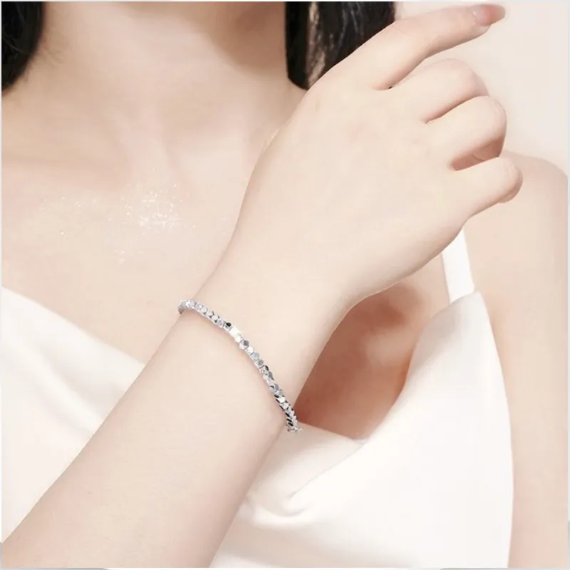CHINA GOLD S999 Fine Silver Bracelets Women's-1