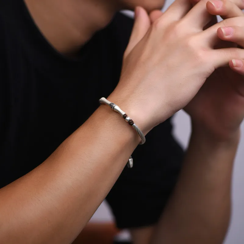 CHINA GOLD 999 Fine Silver Bracelets Unisex-1