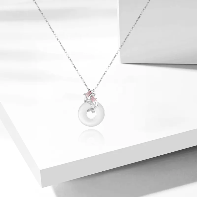 CHINA GOLD Sterling Silver Necklaces Women's-1