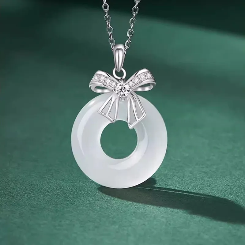 CHINA GOLD Sterling Silver Necklaces Women's-1