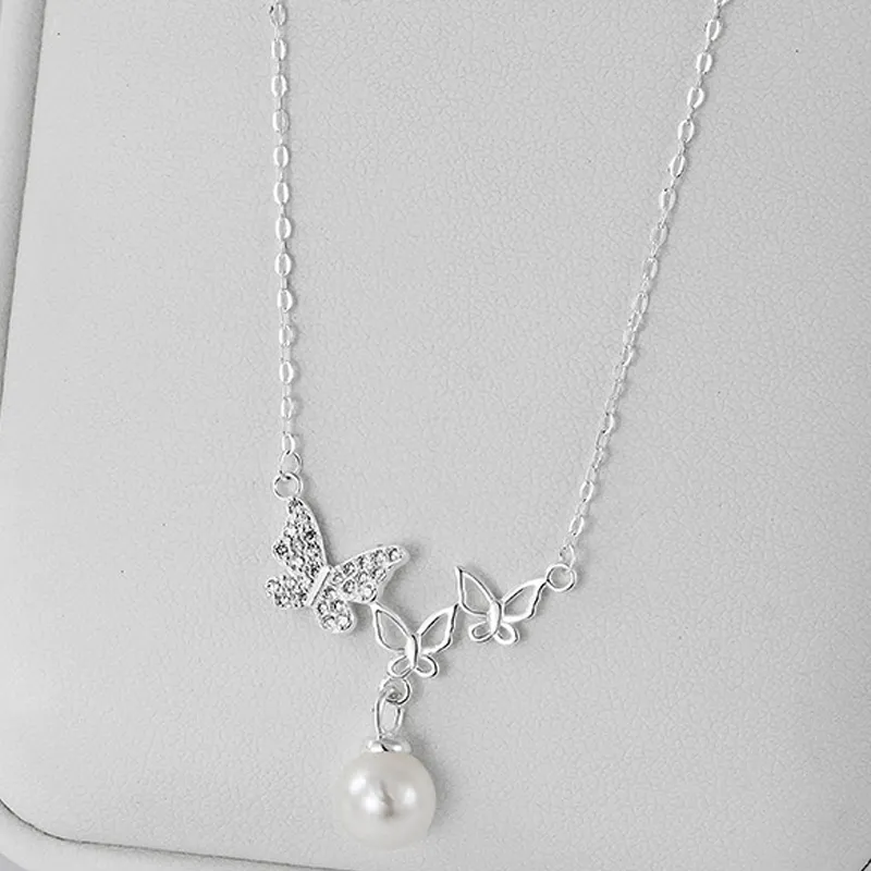CHINA GOLD Sterling Silver Necklaces Women's-1