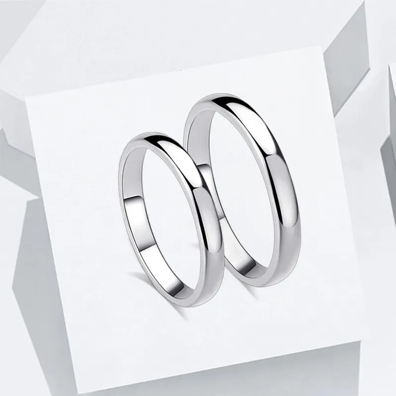 CHINA GOLD 999 Fine Silver Rings Unisex-3