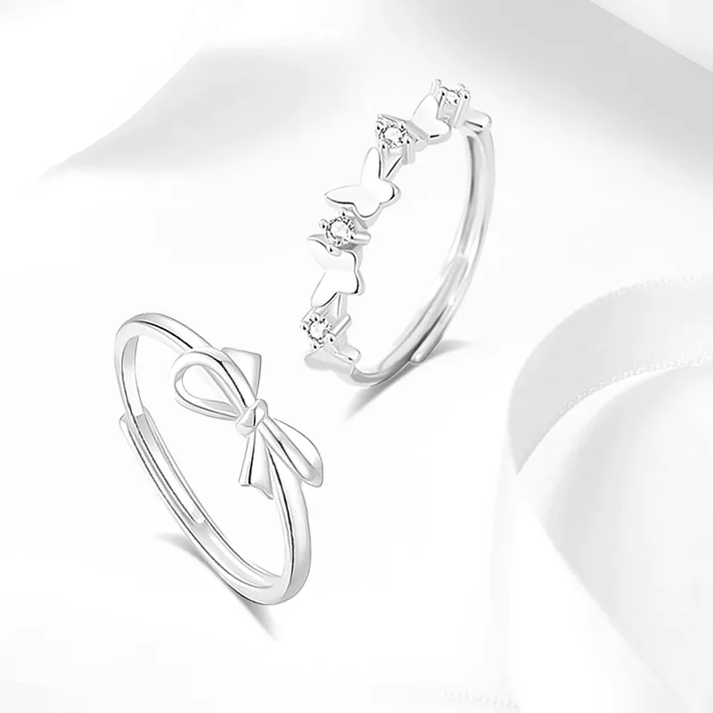 CHINA GOLD 999 Fine Silver Rings Women's-1