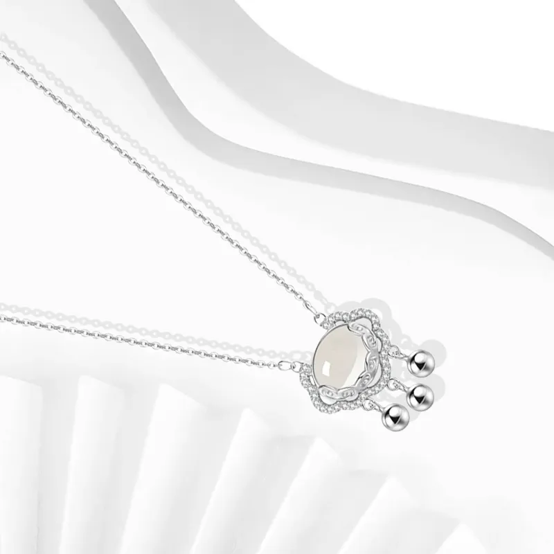CHINA GOLD 999 Fine Silver Necklaces Women's-1