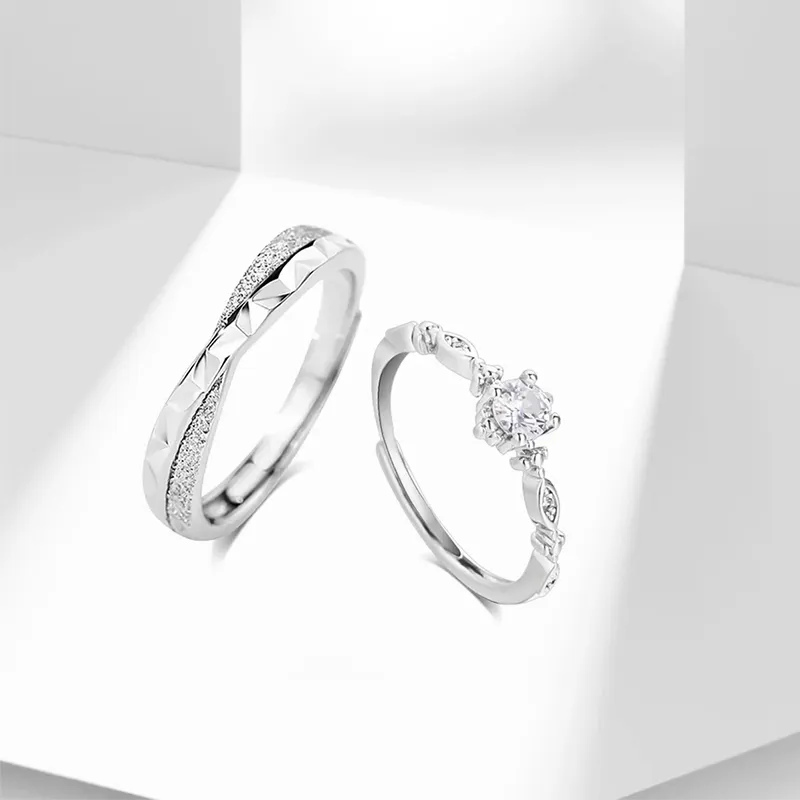CHINA GOLD Sterling Silver Rings Unisex-3