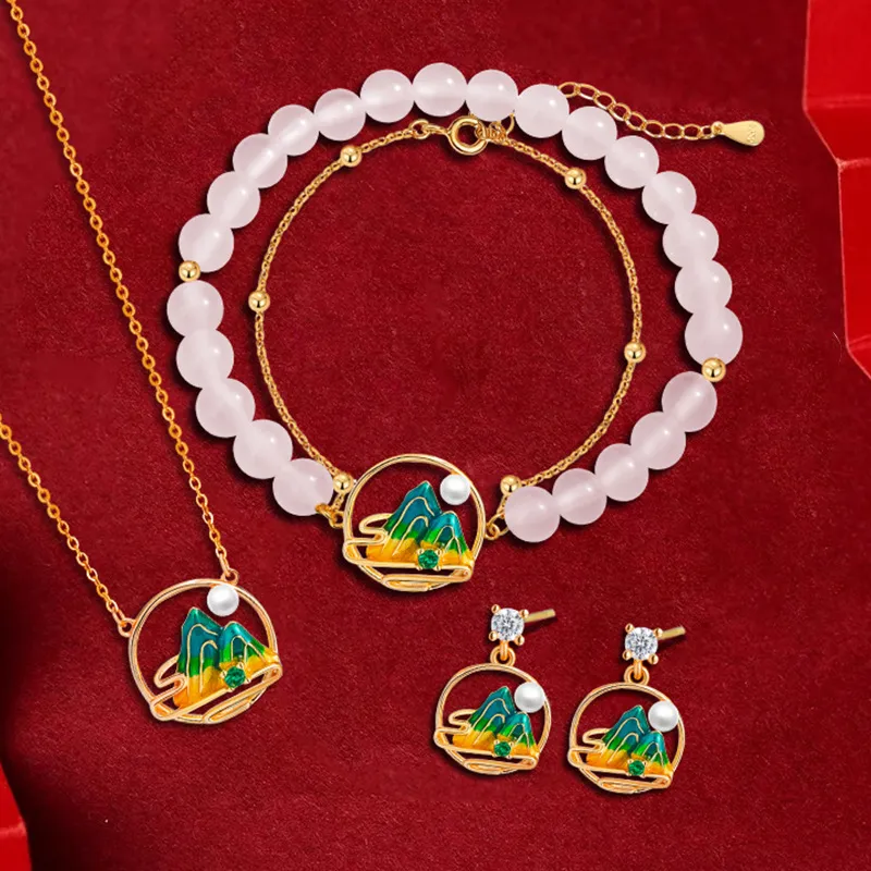 CHINA GOLD Pearl Necklaces Women's-6
