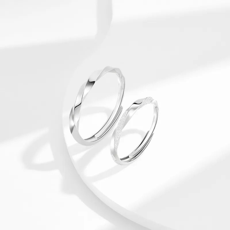 CHINA GOLD S999 Fine Silver Rings Unisex-3