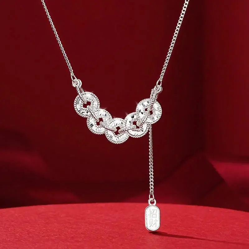 CHINA GOLD Sterling Silver Necklaces Women's-1