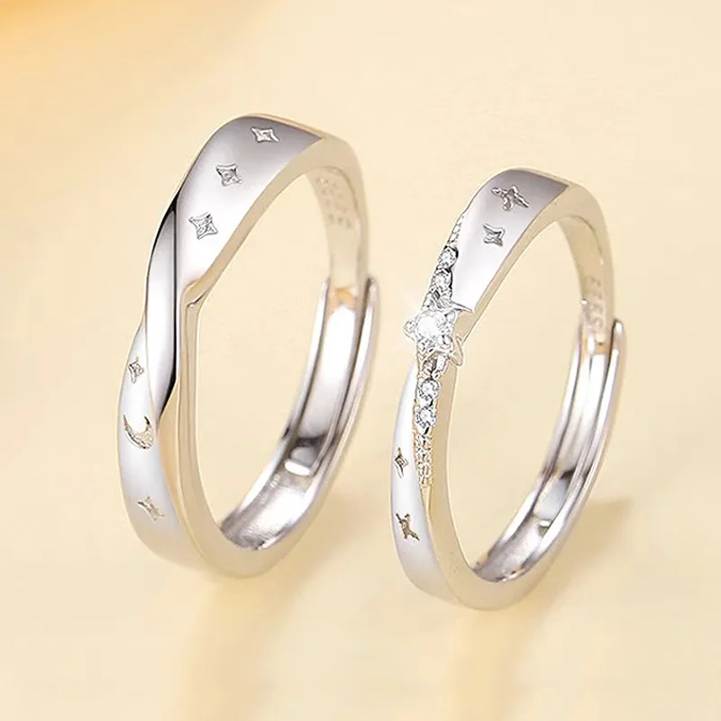 CHINA GOLD Sterling Silver Rings Unisex-3