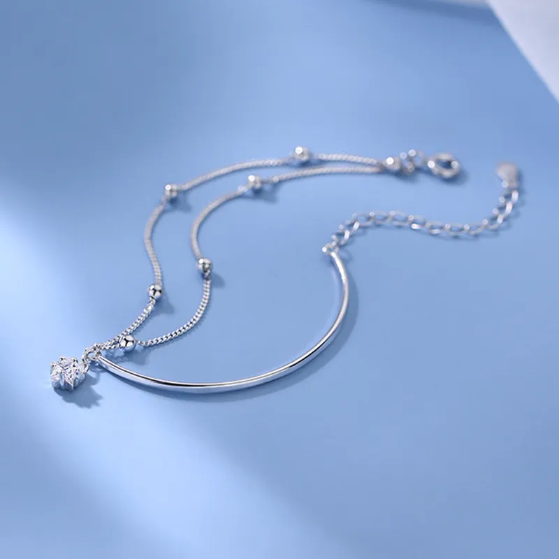 CHINA GOLD 925 Sterling Silver Bracelets Women's-2