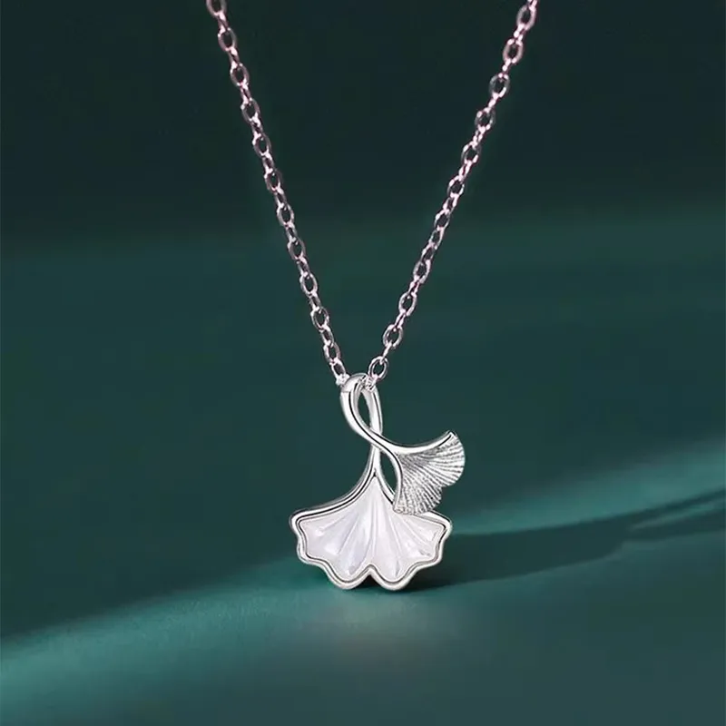 CHINA GOLD S999 Fine Silver Necklaces Women's-2