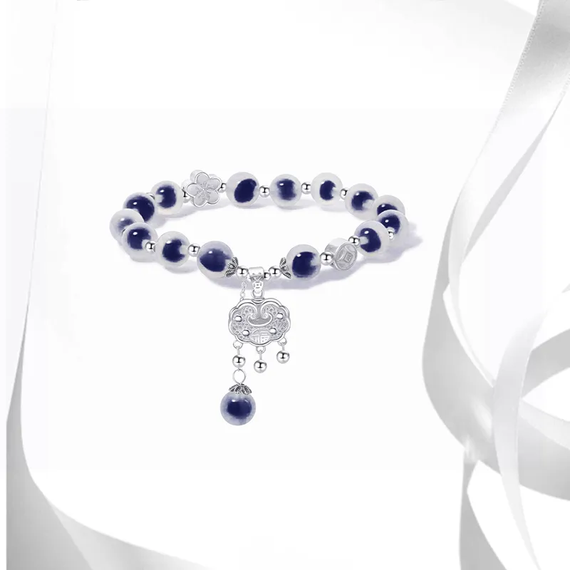 CHINA GOLD 990 Silver Bracelets Women's-2