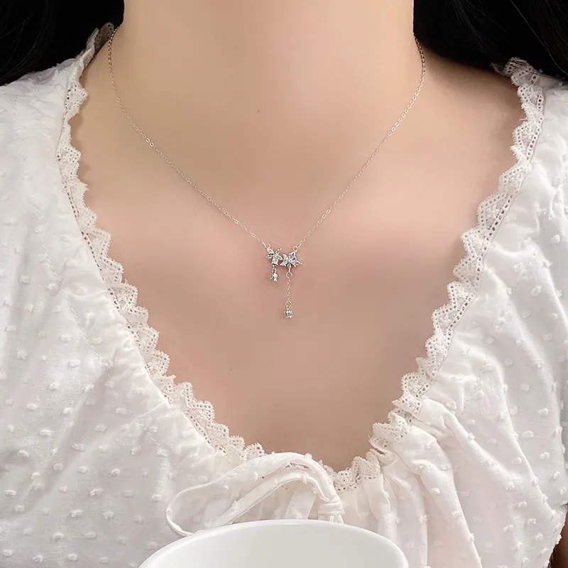 CHINA GOLD Sterling Silver Necklaces Women's-1