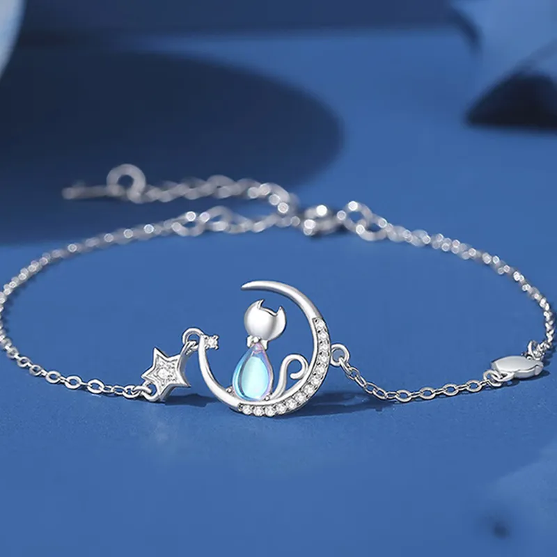 CHINA GOLD S925 Silver Bracelets Women's-2