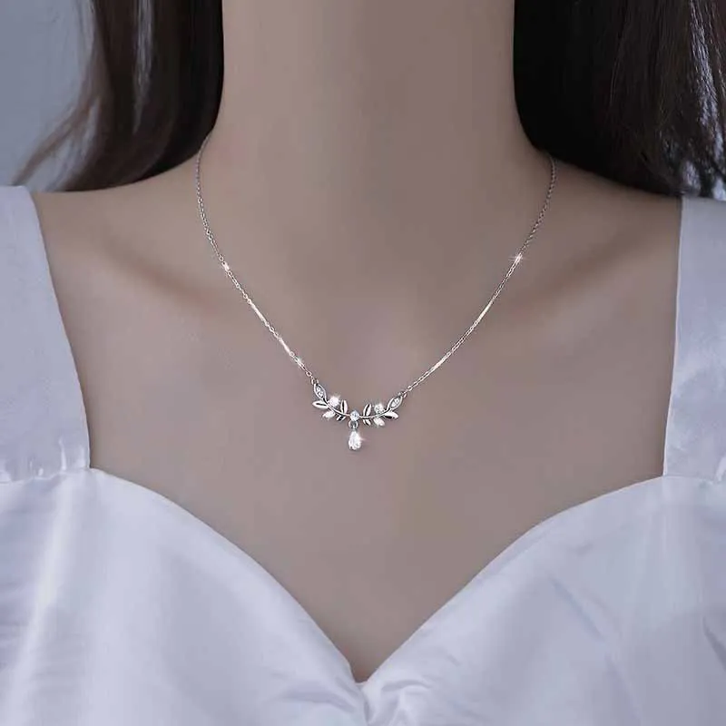 CHINA GOLD 999 Fine Silver Necklaces Women's-1