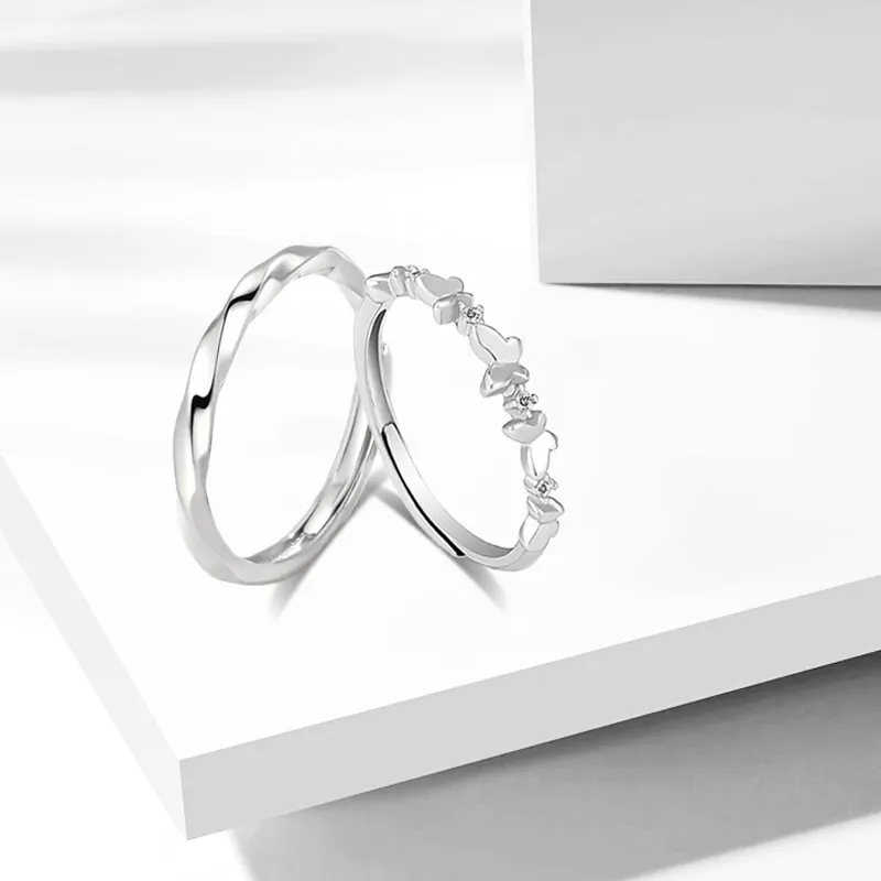 CHINA GOLD 925 Sterling Silver Rings Unisex-1