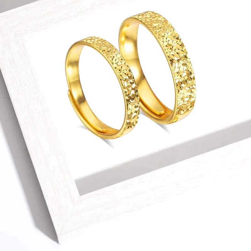 CHINA GOLD Sterling Silver Rings Unisex-4