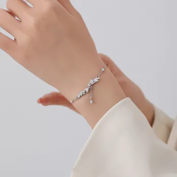 CHINA GOLD Sterling Silver Bracelets Women's