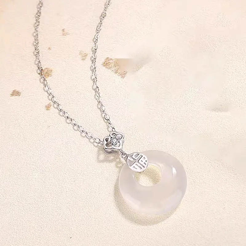 CHINA GOLD 925 Sterling Silver Necklaces Unisex-3