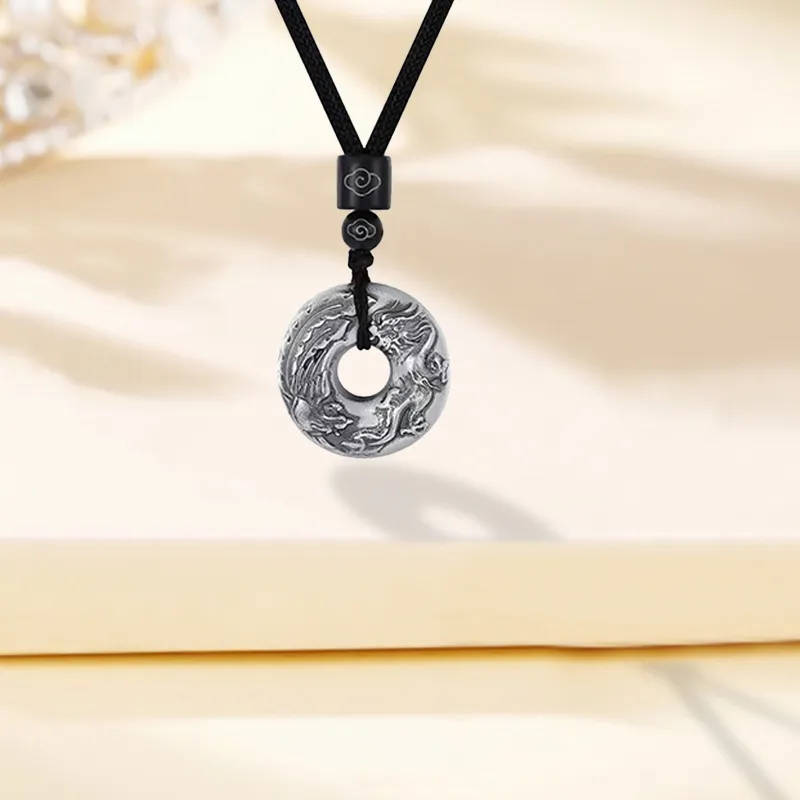 CHINA GOLD S999 Fine Silver Necklaces Unisex-1