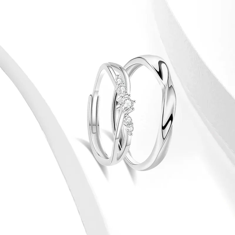 CHINA GOLD 999 Fine Silver Rings Unisex-2