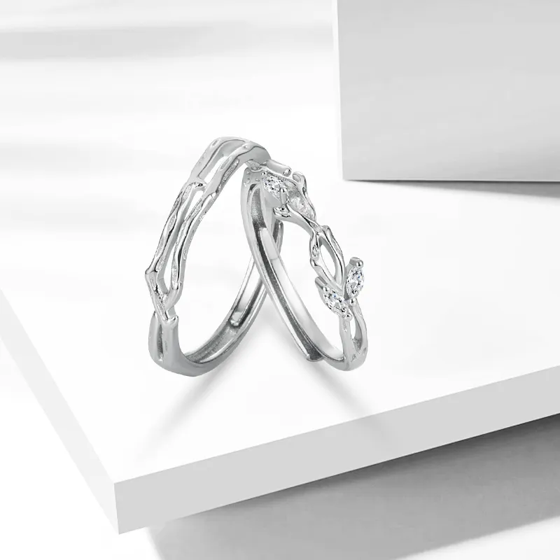 CHINA GOLD 999 Fine Silver Rings Unisex-1