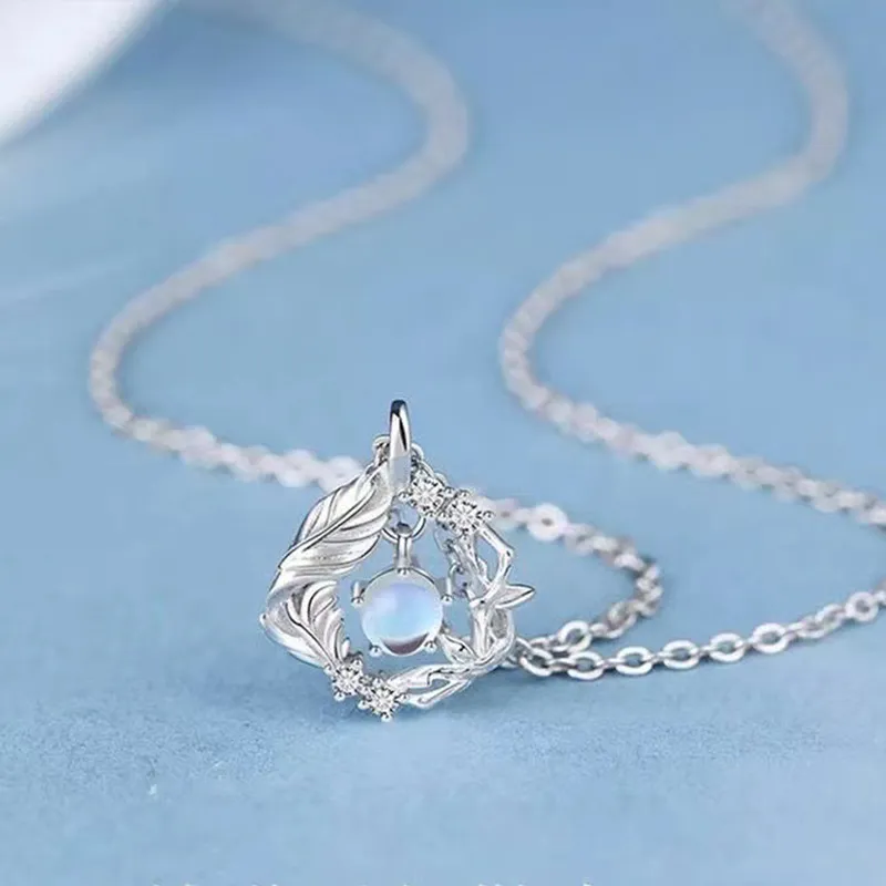 CHINA GOLD 925 Sterling Silver Necklaces Women's-2
