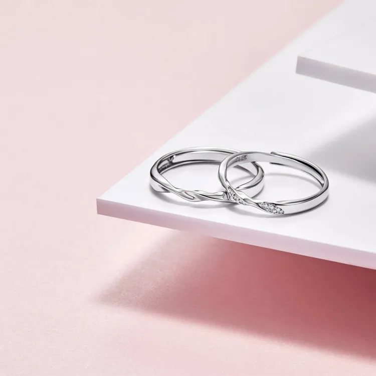 CHINA GOLD Processing S925 Silver Rings Unisex-2