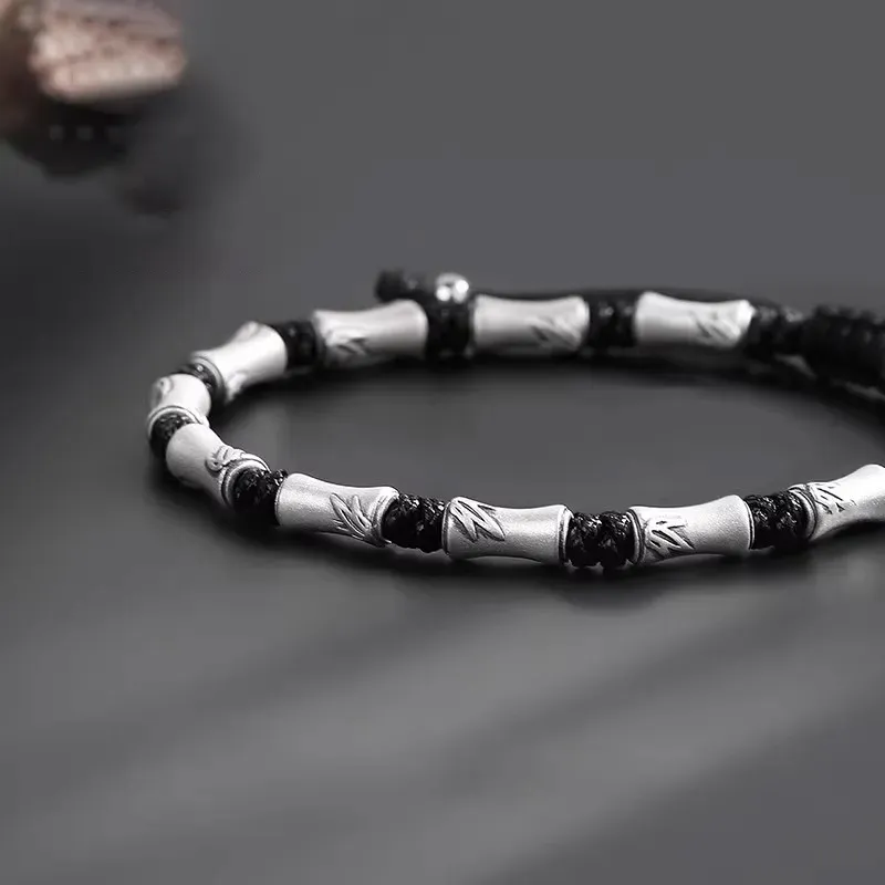 CHINA GOLD 999 Fine Silver Bracelets Unisex-3