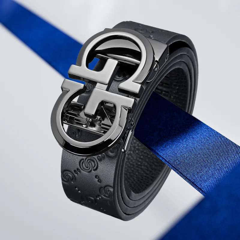 FAIRWHALE Cow Leather Belts Men's Width 3.5CM-5