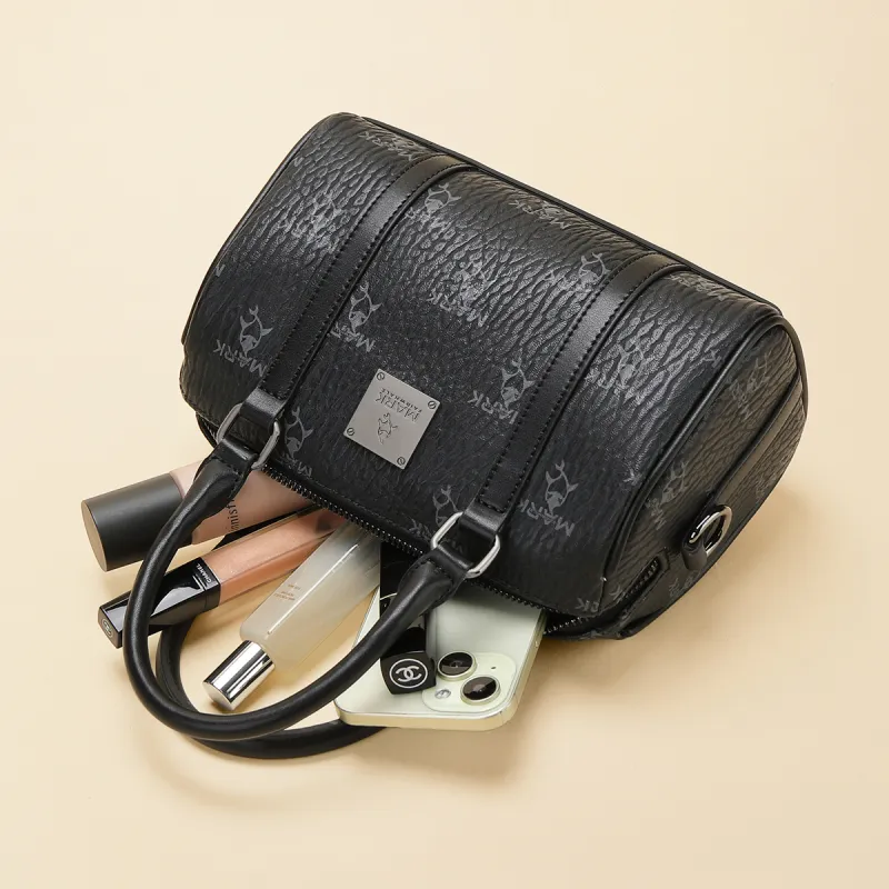 FAIRWHALE PVC Handbag Women's Black-5