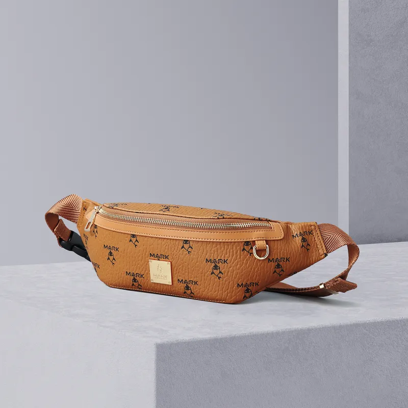 FAIRWHALE PVC Sling Bag Regular Unisex Brown-5