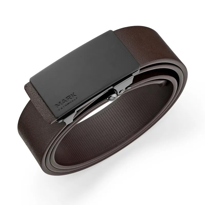 FAIRWHALE Cow Split Leather Belts Men's Width 3.4cm-2