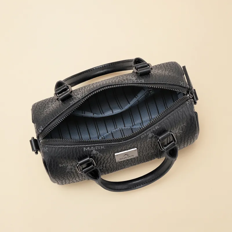 FAIRWHALE PVC Handbag Women's Black-6