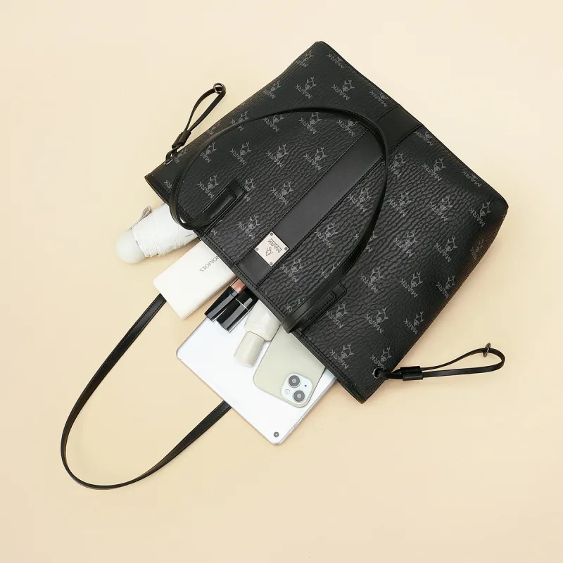 FAIRWHALE PVC Shoulder Bag, Crossbody Bag Women's Pink/Black-7