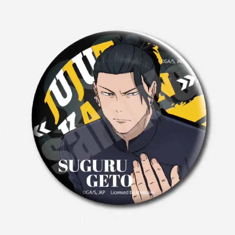 MOUXUYY Satoru Gojo Suguru Geto Spell Back Battle School Uniform Duo Let's Chirp Badges-3