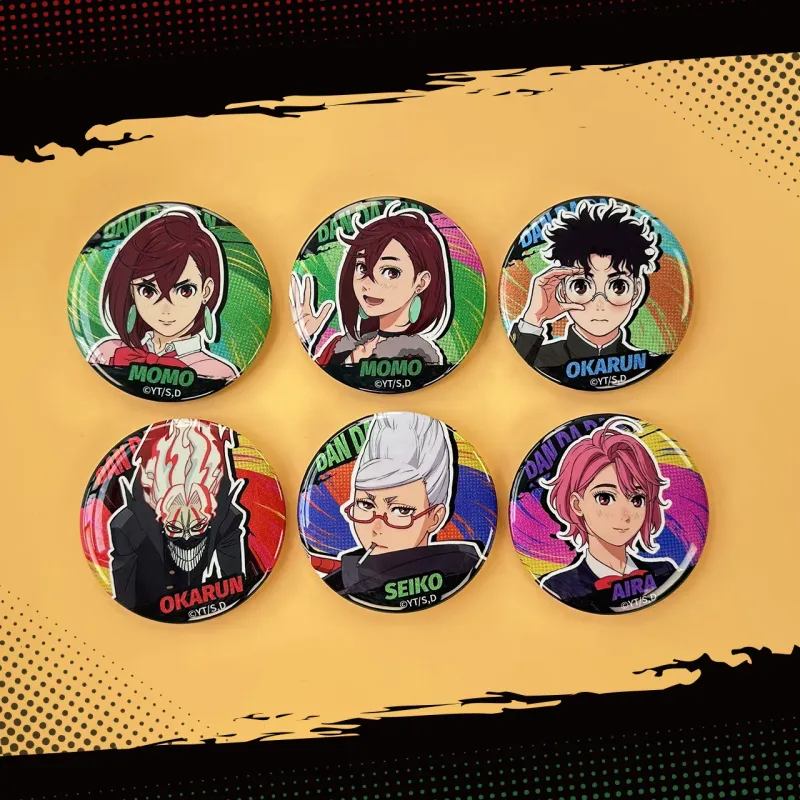 MOUXUYY Daring Party, Character Style Collection, Double Flash Badge Badges-1