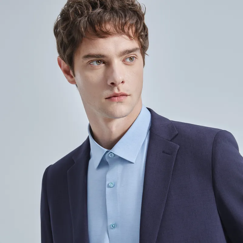 SHANSHAN Business Suit Men's Navy Blue-4